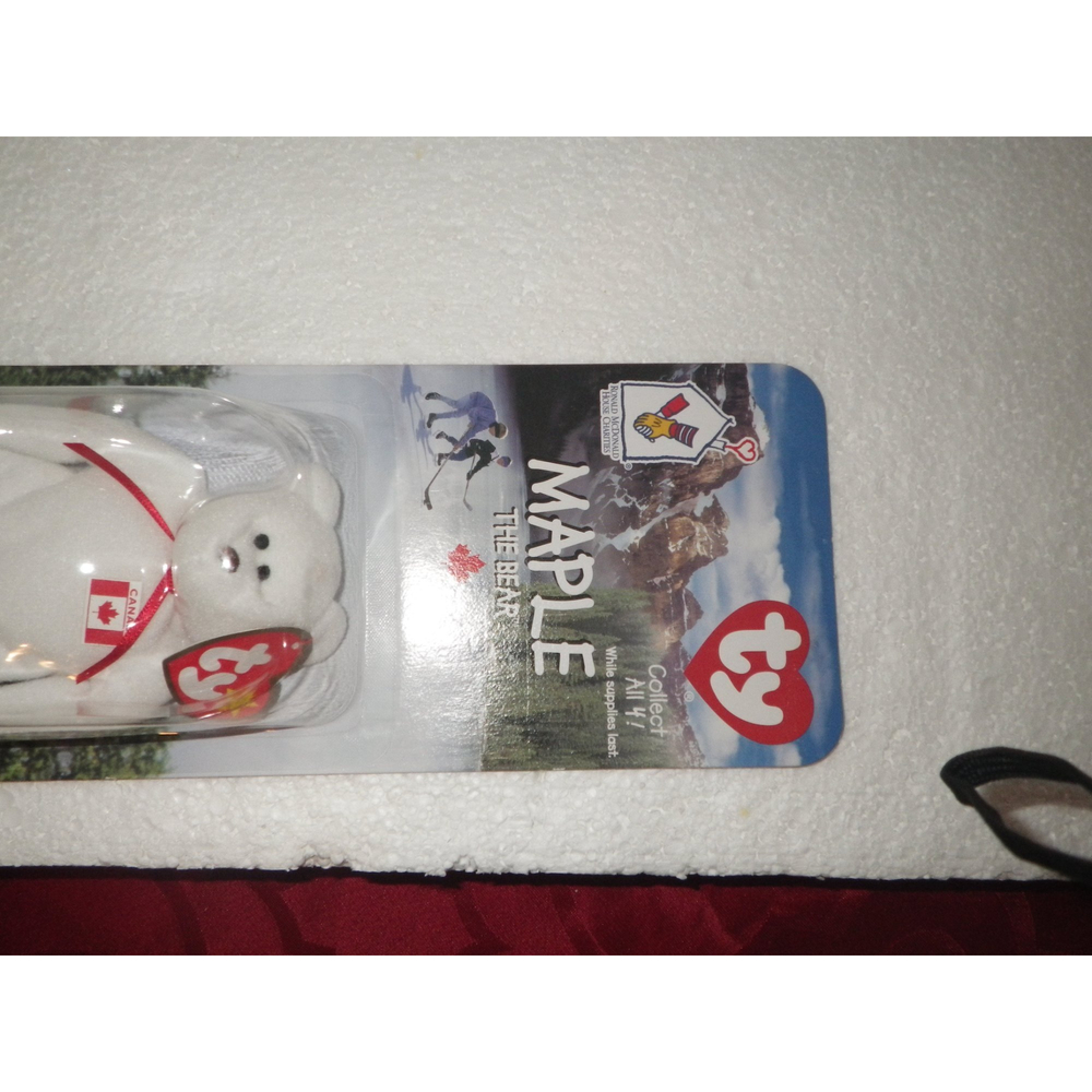 Maple The Bear McDonalds Ty Beanie Ronald McDonald House Charities from 1999
